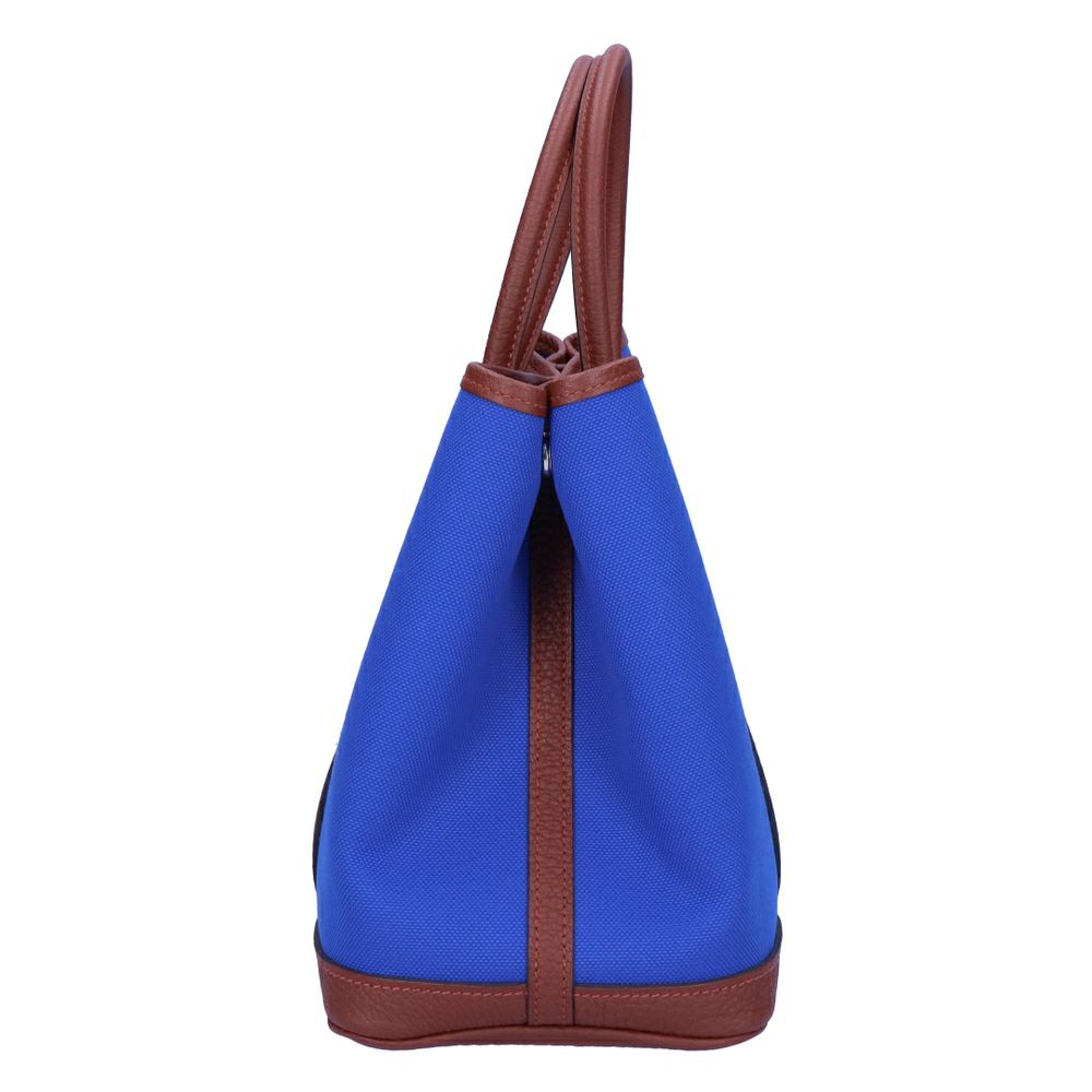【リユース品】 エルメス HERMES バッグ ハンドバッグ ガーデンパーティTPM ブルー 【お取り寄せ】
