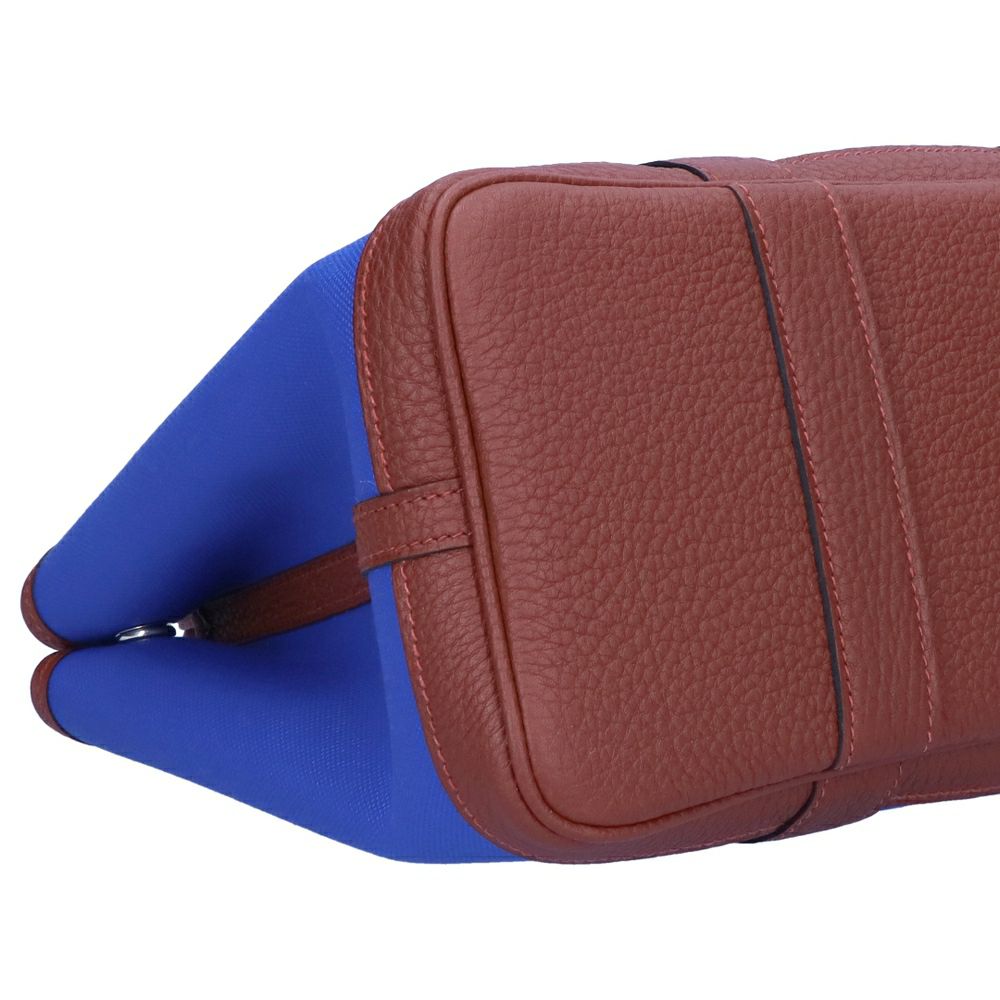 【リユース品】 エルメス HERMES バッグ ハンドバッグ ガーデンパーティTPM ブルー 【お取り寄せ】
