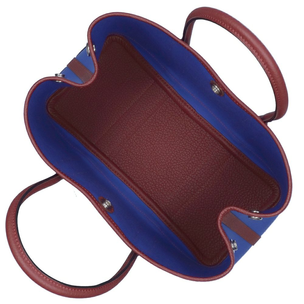 【リユース品】 エルメス HERMES バッグ ハンドバッグ ガーデンパーティTPM ブルー 【お取り寄せ】