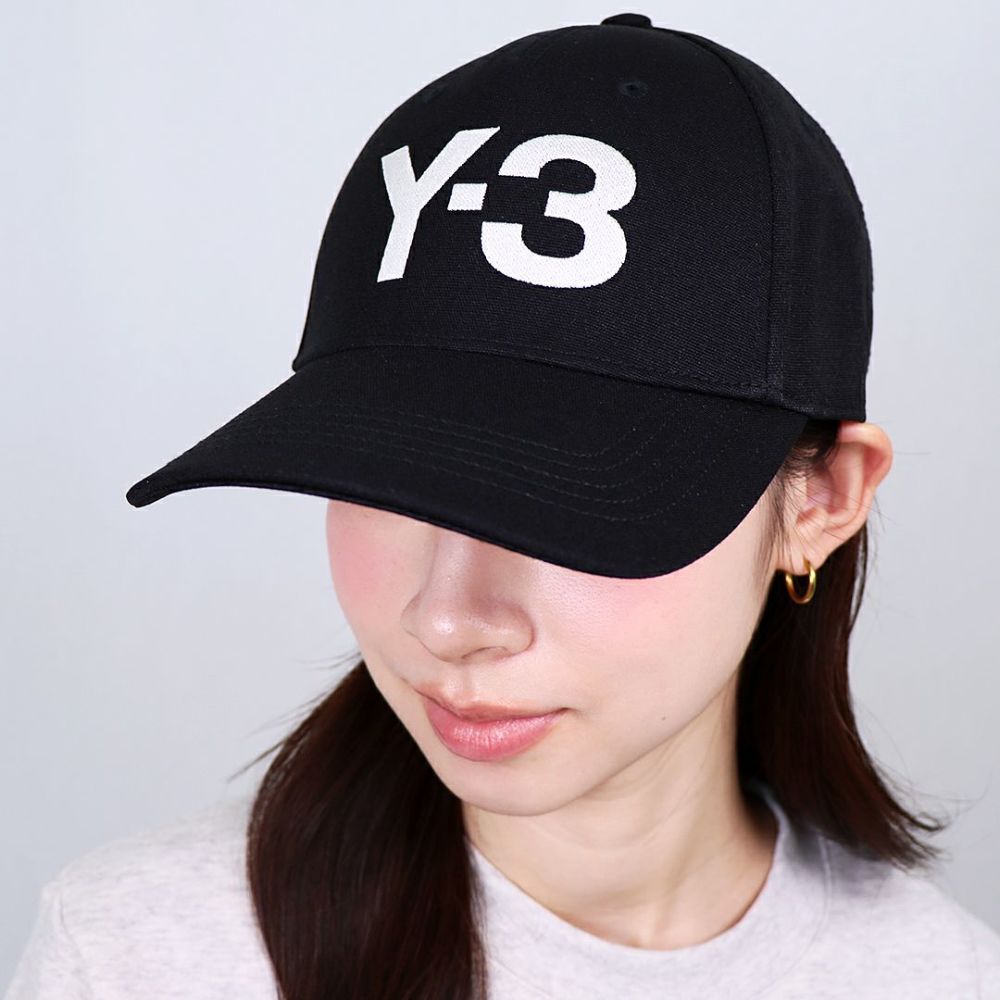 ワイスリー Y-3 帽子 ロゴ刺繍キャップ H62981 BLACK