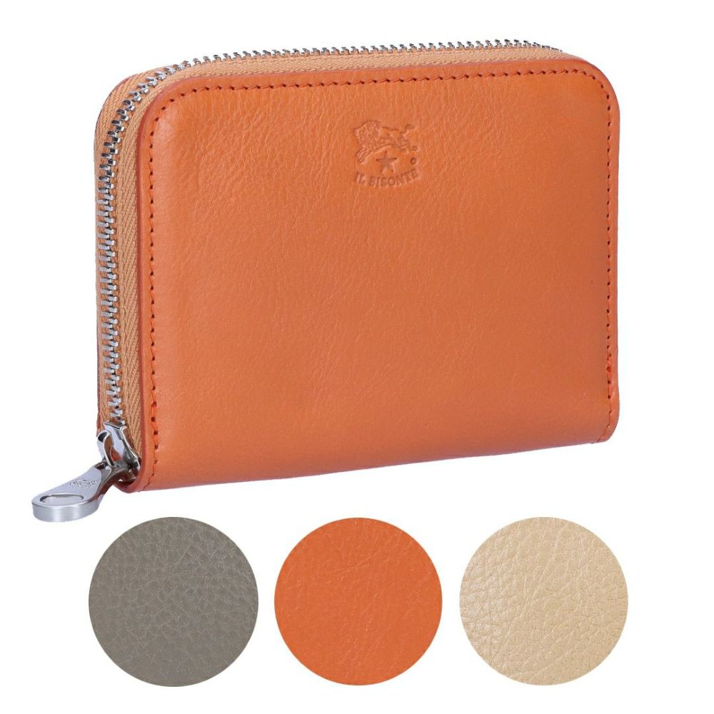 イルビゾンテ IL BISONTE 財布 小銭入れ コインケース コンパクトウォレット ZIP AROUND CESTELLO SZW053 PV0001