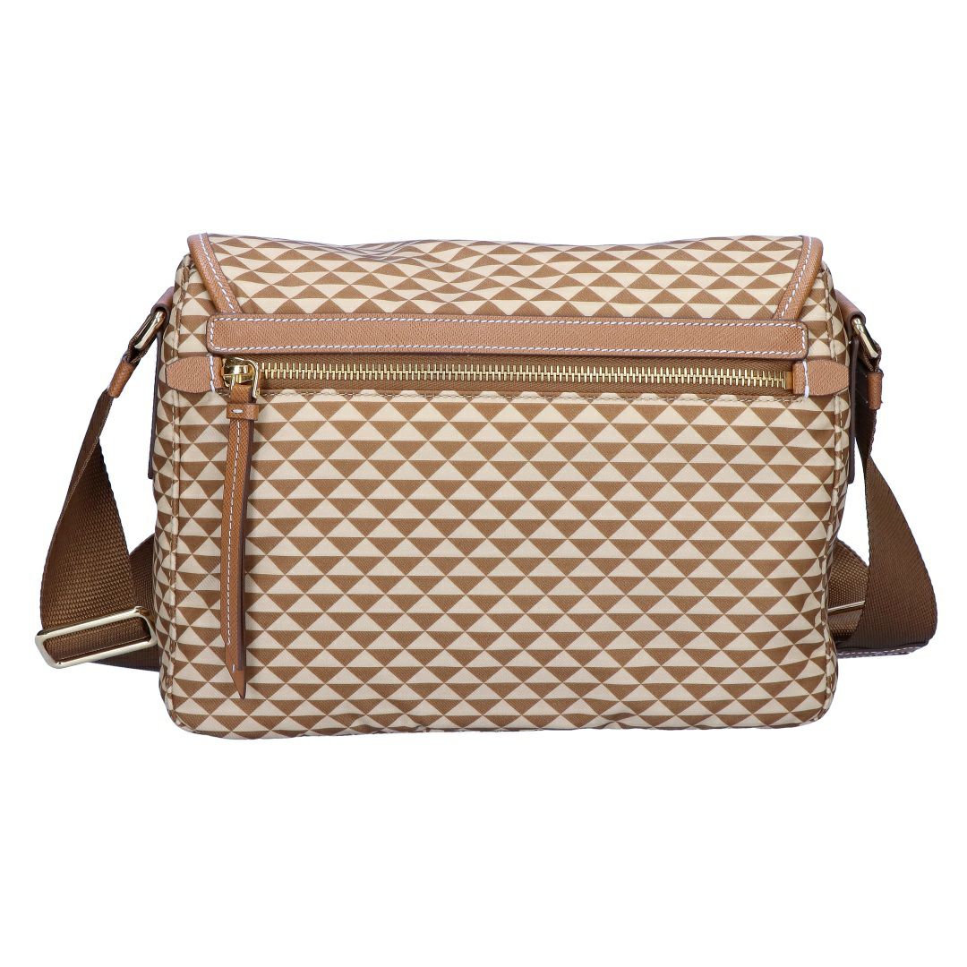 プラダ PRADA ショルダーバッグ PATTINA TESSUTO TRIANGO 1BD383 2HGX F098L CARAMEL