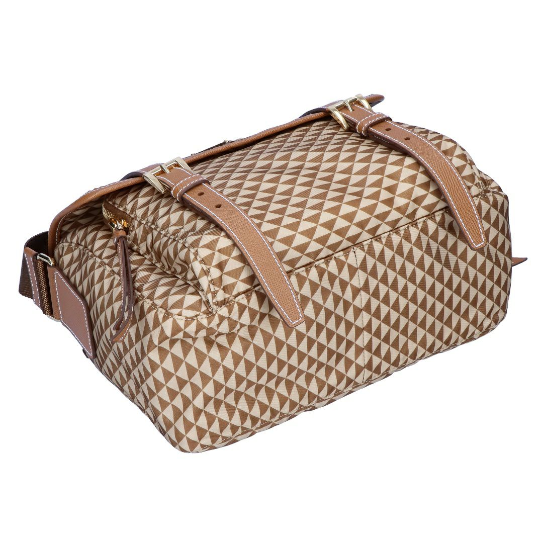 プラダ PRADA ショルダーバッグ PATTINA TESSUTO TRIANGO 1BD383 2HGX F098L CARAMEL