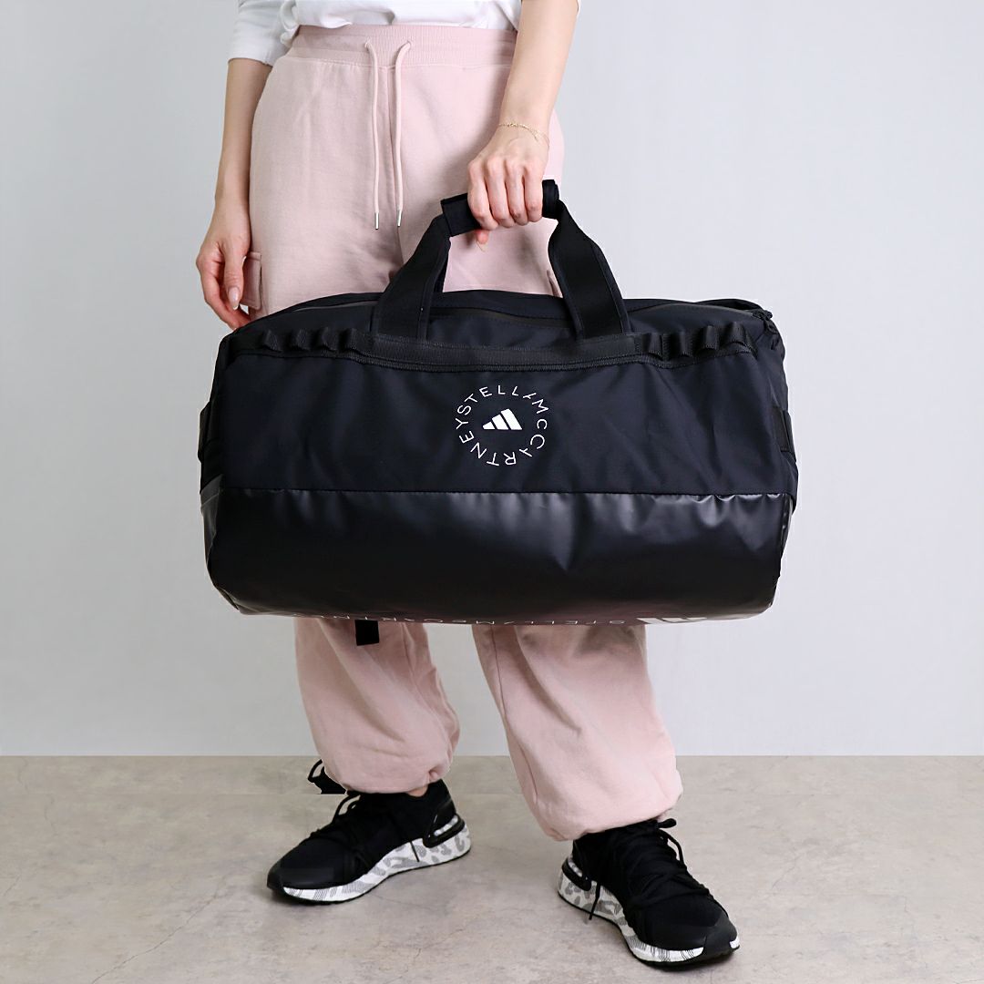 アディダスバイステラマッカートニー ADIDAS BY STELLA MCCARTNEY ボストンバッグ 24/7 バッグ IS9014 BLACK/WHITE/BLACK