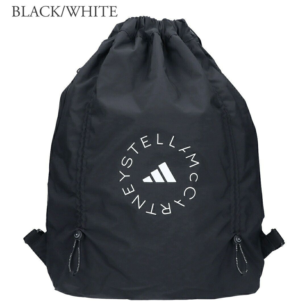 アディダスバイステラマッカートニー ADIDAS BY STELLA MCCARTNEY バックパック リュックサック ジムサック JJ4693 BLACK/WHITE