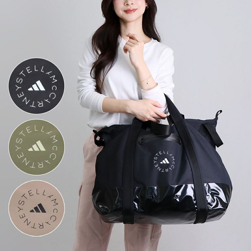 アディダスバイステラマッカートニー ADIDAS BY STELLA MCCARTNEY ロゴ トートバッグ IS9028 BLACK/WHITE/BLACK