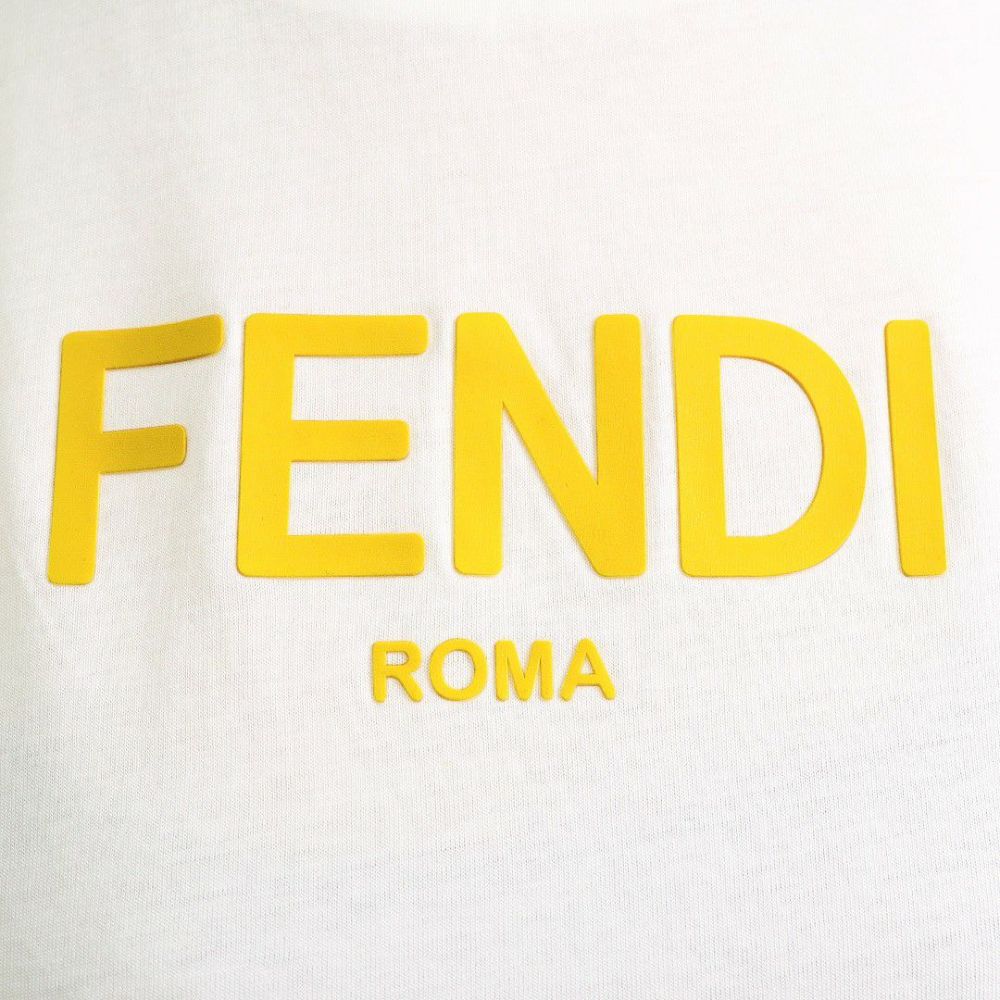 フェンディ FENDI キッズ 半袖Tシャツ 大人もOK JUI1377AJ F0TU9 GESSO