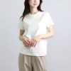 フェンディ FENDI キッズ 半袖Tシャツ 大人もOK　JUI1747AJ F0TU9 GESSO