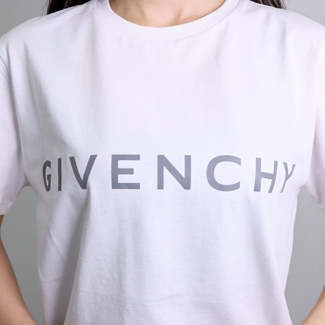 ジバンシー GIVENCHY キッズ レディース半袖 ロゴ Tシャツ H30718