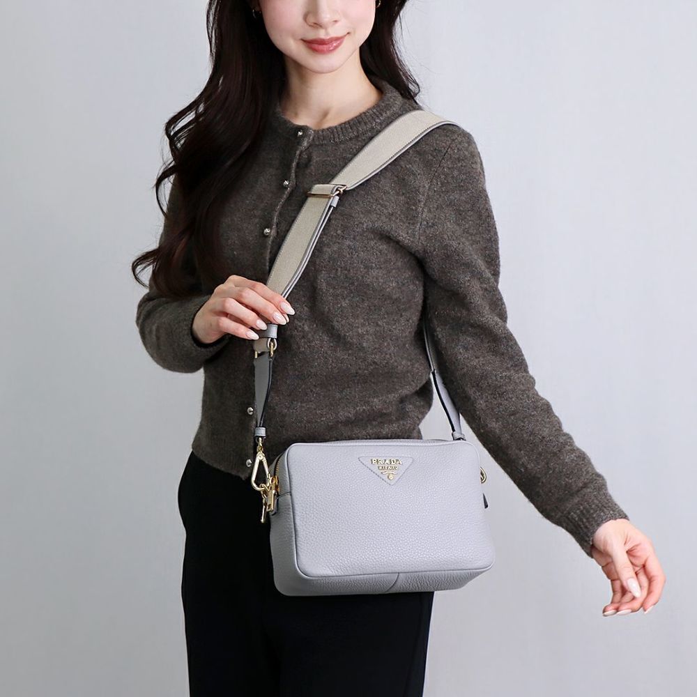 プラダ PRADA ショルダーバッグ BANDOLIERA 1BH082 2DKV 7NM F04GU GRANITO 1 N