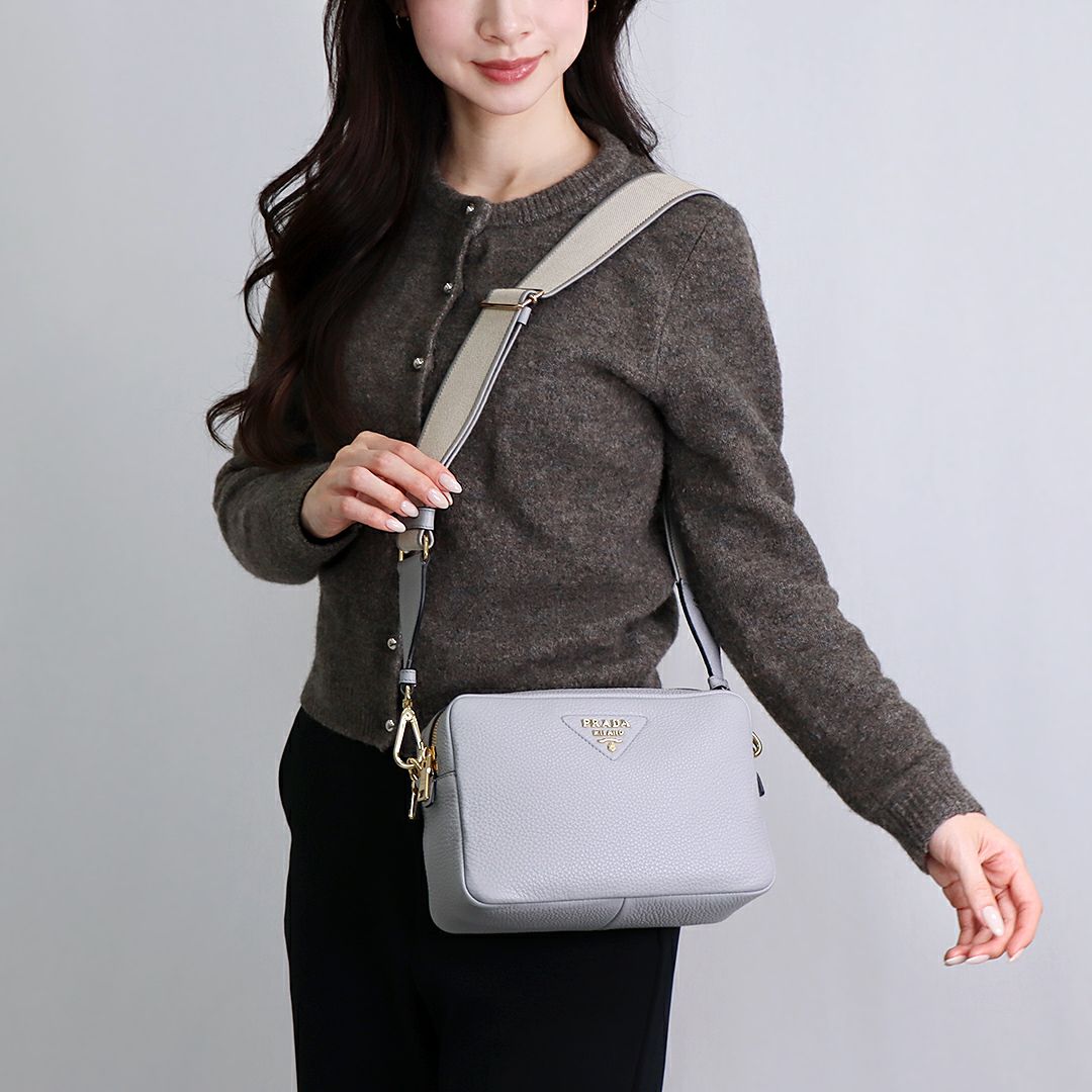 プラダ PRADA ショルダーバッグ BANDOLIERA 1BH082 2DKV 7NM F04GU GRANITO 1 N