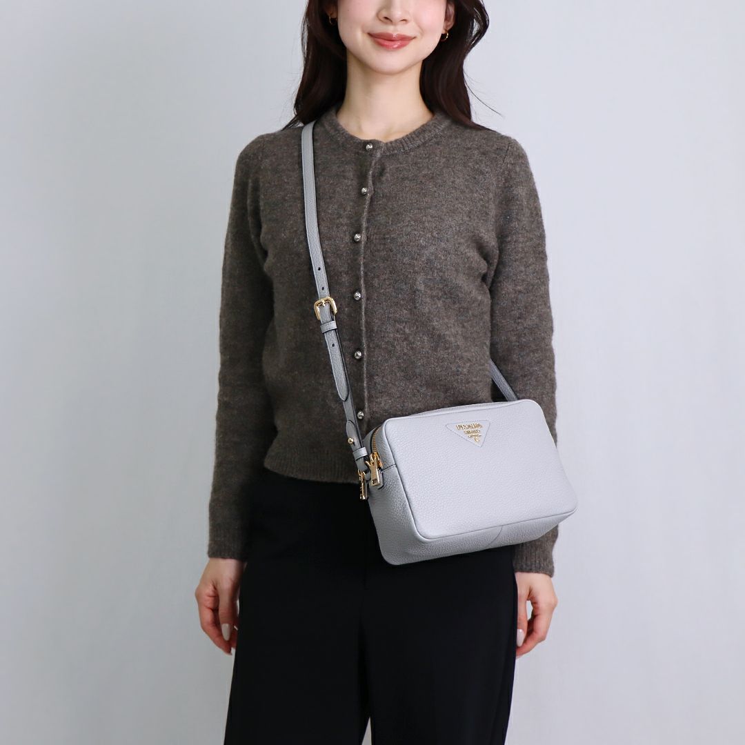 プラダ PRADA ショルダーバッグ BANDOLIERA 1BH082 2DKV 7NM F04GU GRANITO 1 N