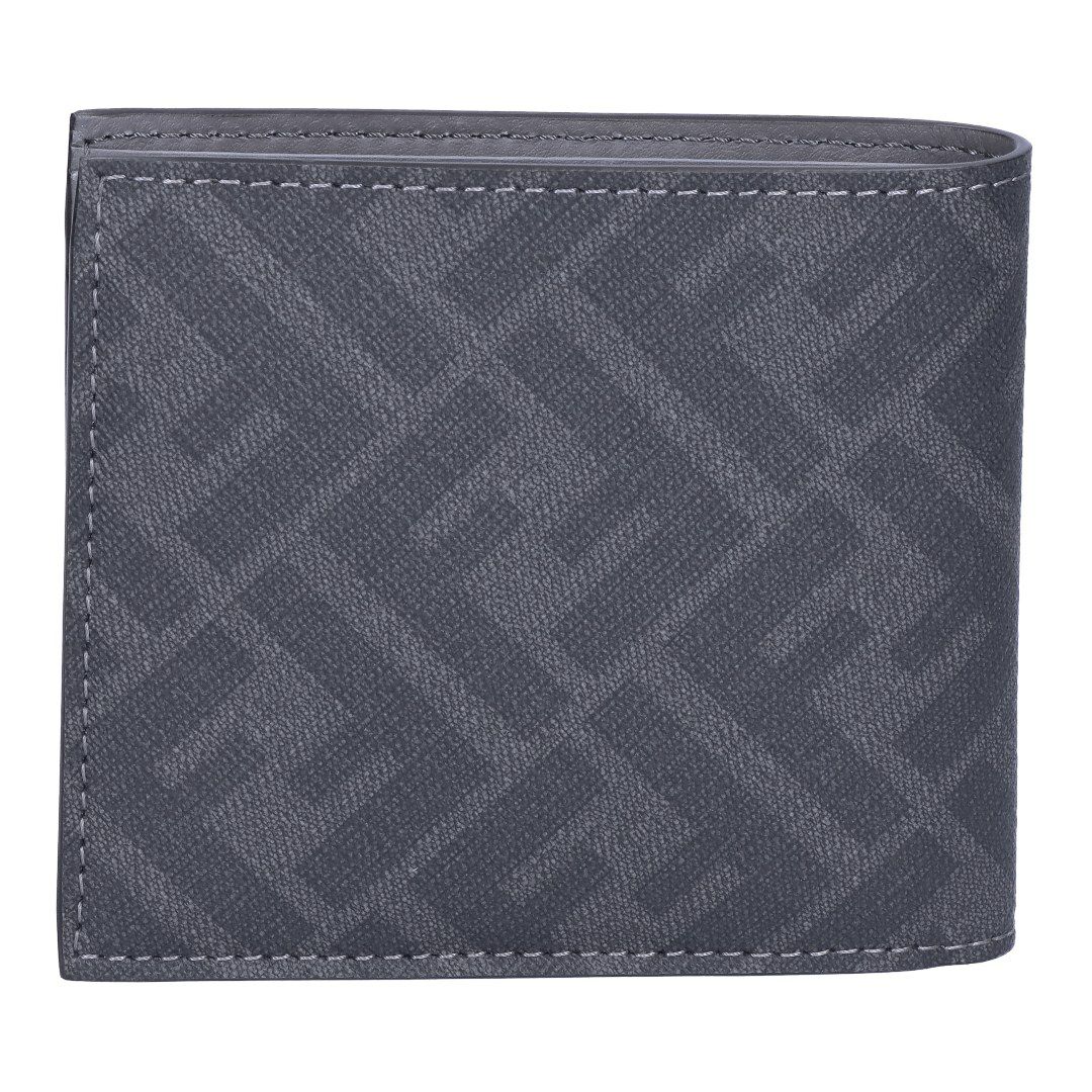 フェンディ FENDI メンズ 折財布 二つ折財布 小銭入れ無し 7M0169 AFCB F0FDY ACCIAIO+PALLADIO