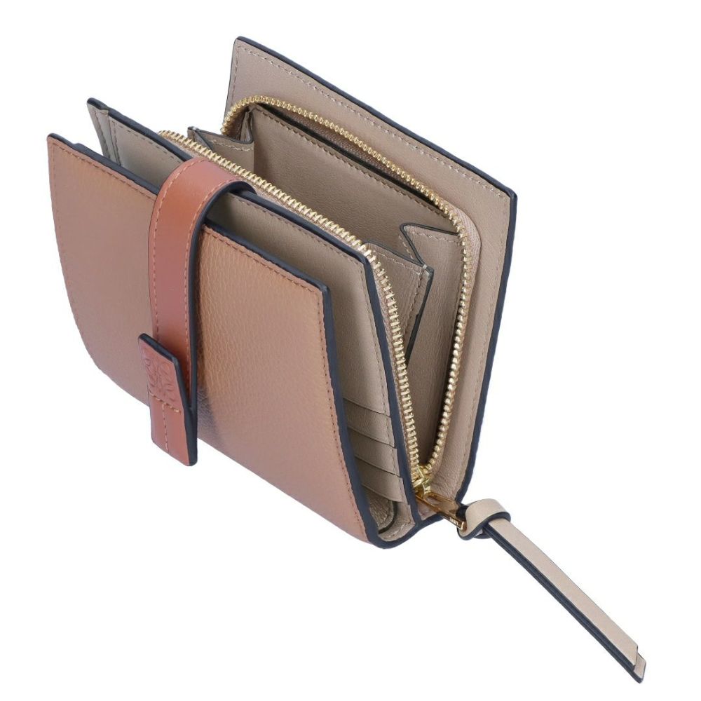 ロエベ LOEWE 折財布 二つ折り財布 C660Z41X02 0608 TOFFEE/TAN