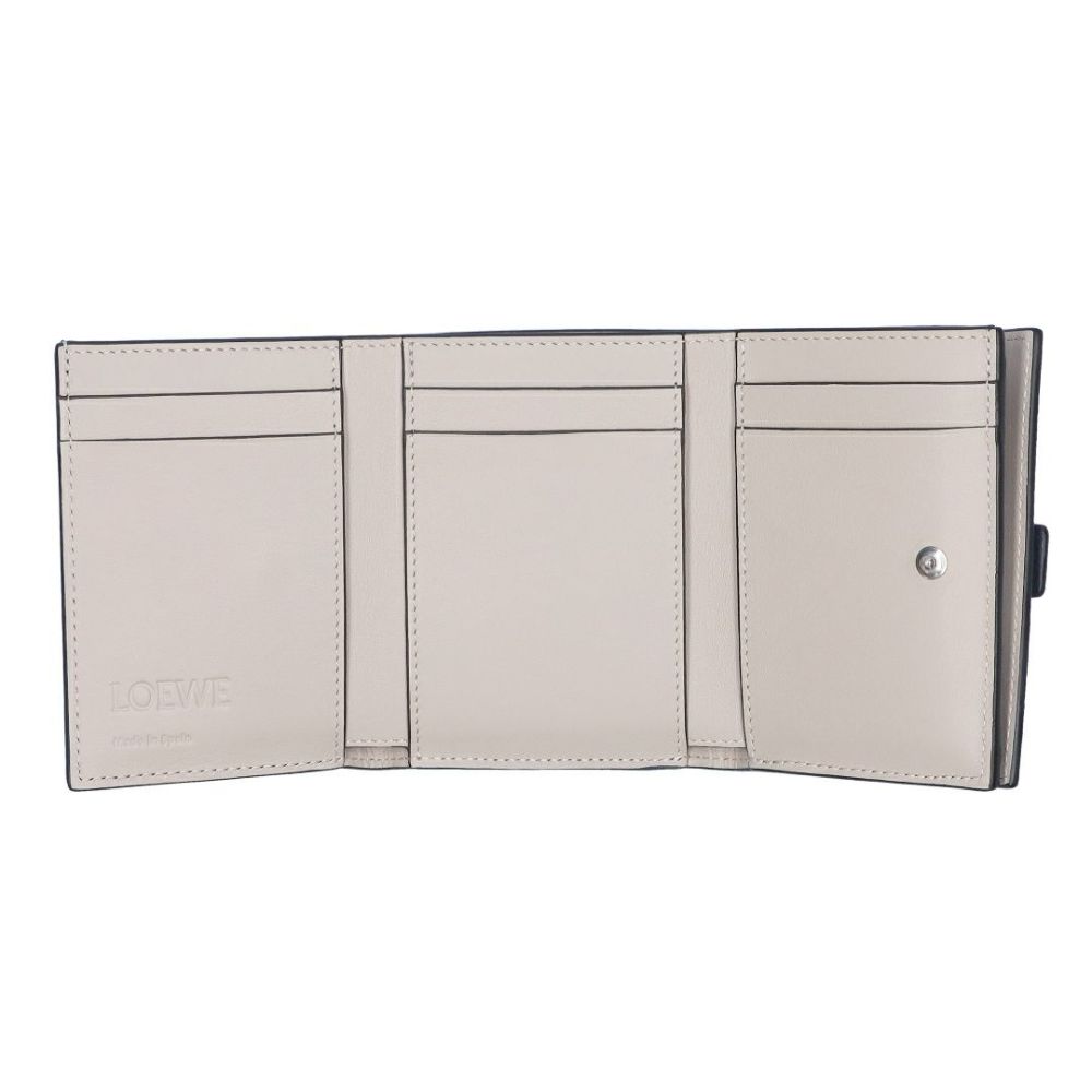 ロエベ LOEWE 折財布 三つ折り財布 C660TR2X05 6349 DARK NAVY/SILVER