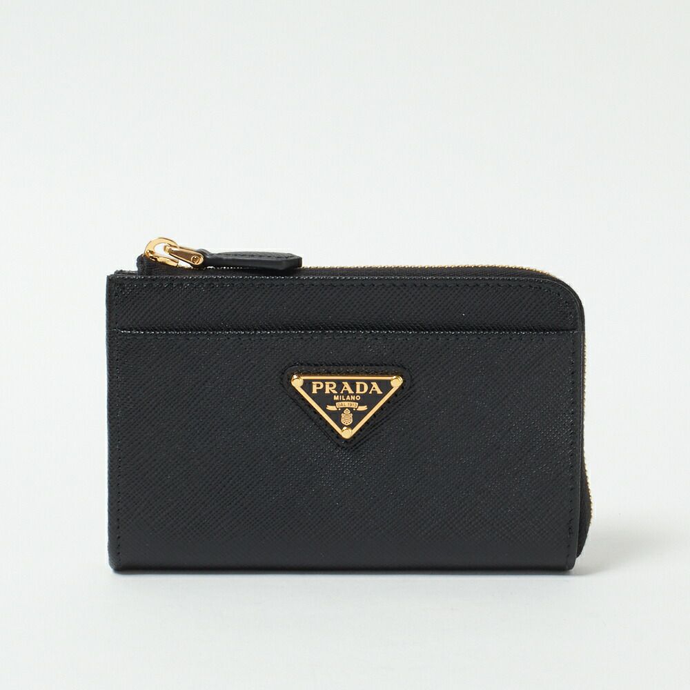 プラダ コインケース 【SAFFIANO TRIANG】 1PP122 QHH ブラック(F0002 NERO) PRADA