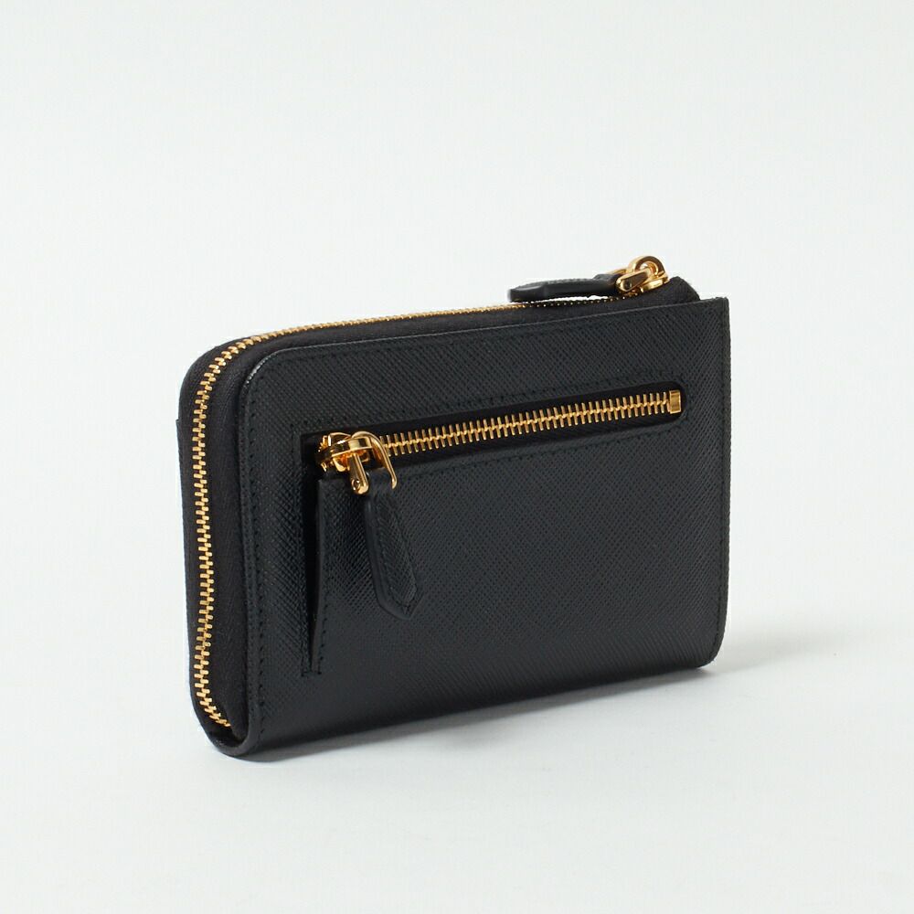 プラダ コインケース 【SAFFIANO TRIANG】 1PP122 QHH ブラック(F0002 NERO) PRADA