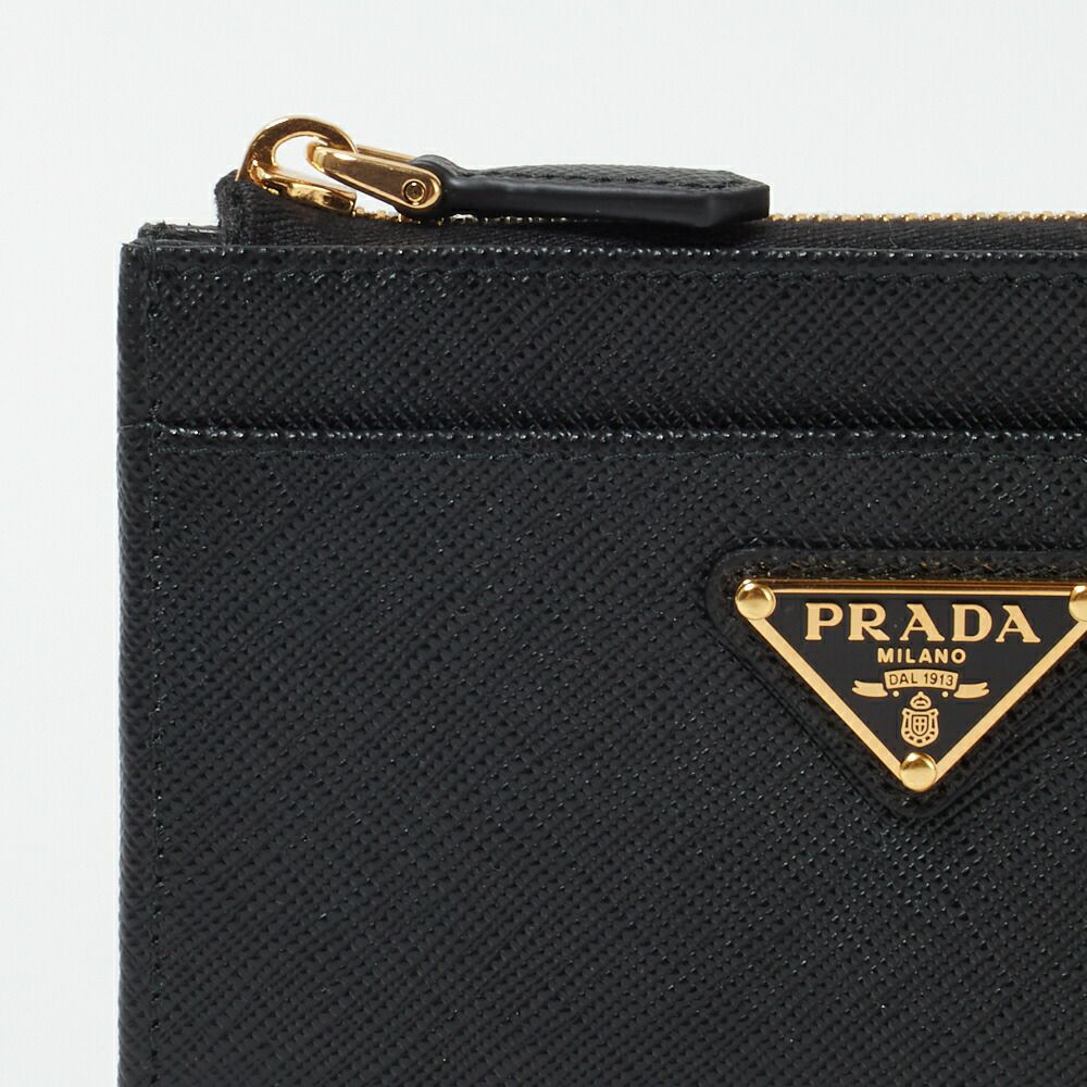 プラダ コインケース 【SAFFIANO TRIANG】 1PP122 QHH ブラック(F0002 NERO) PRADA