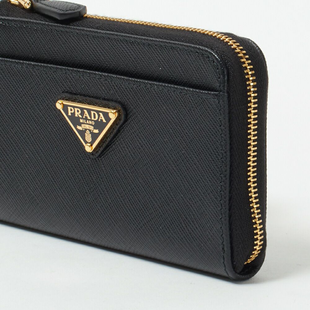 プラダ コインケース 【SAFFIANO TRIANG】 1PP122 QHH ブラック(F0002 NERO) PRADA