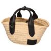ジェイ＆エムデヴィッドソン J&M DAVIDSON かごバッグ トートバッグ SMALL BASKET LSBK 0XX PLSCMBB ベージュ系×ブラック系(999S)