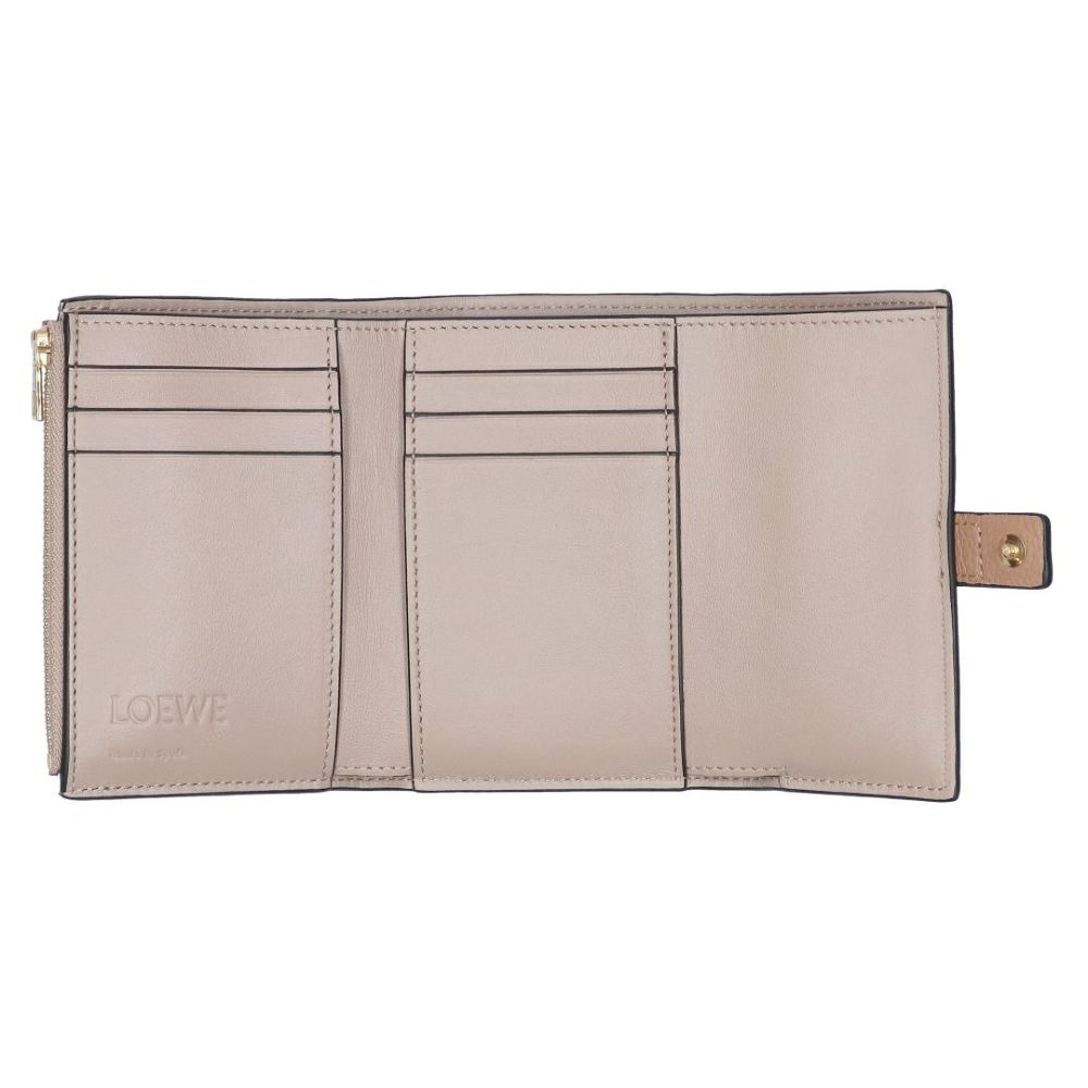 ロエベ LOEWE 折財布 3つ折り財布 スモールヴァーティカルウォレット C660S86X04 0608 TOFFEE/TAN 【お取り寄せ】