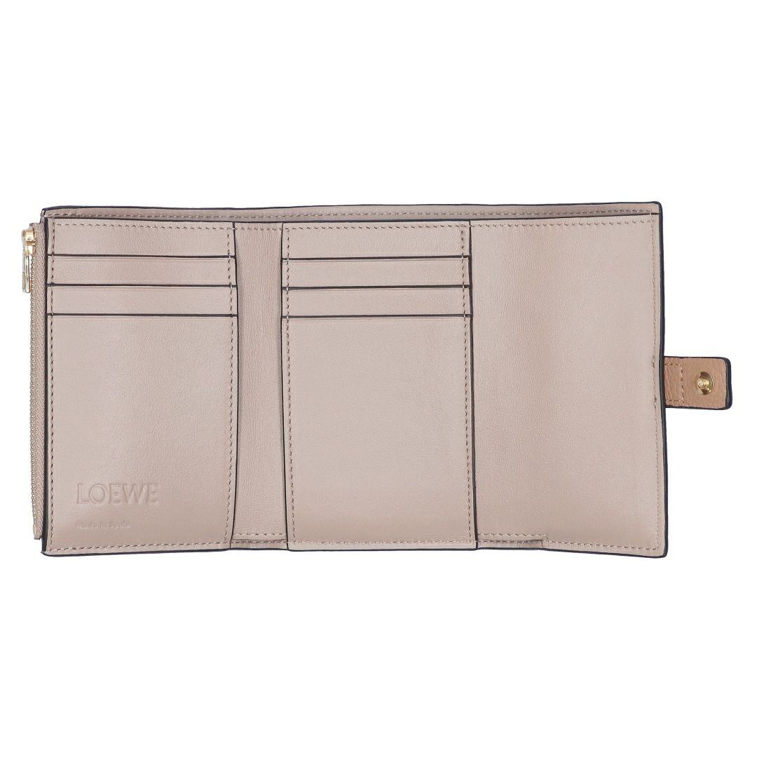 ロエベ LOEWE 折財布 3つ折り財布 スモールヴァーティカルウォレット C660S86X04 0608 TOFFEE/TAN 【お取り寄せ】