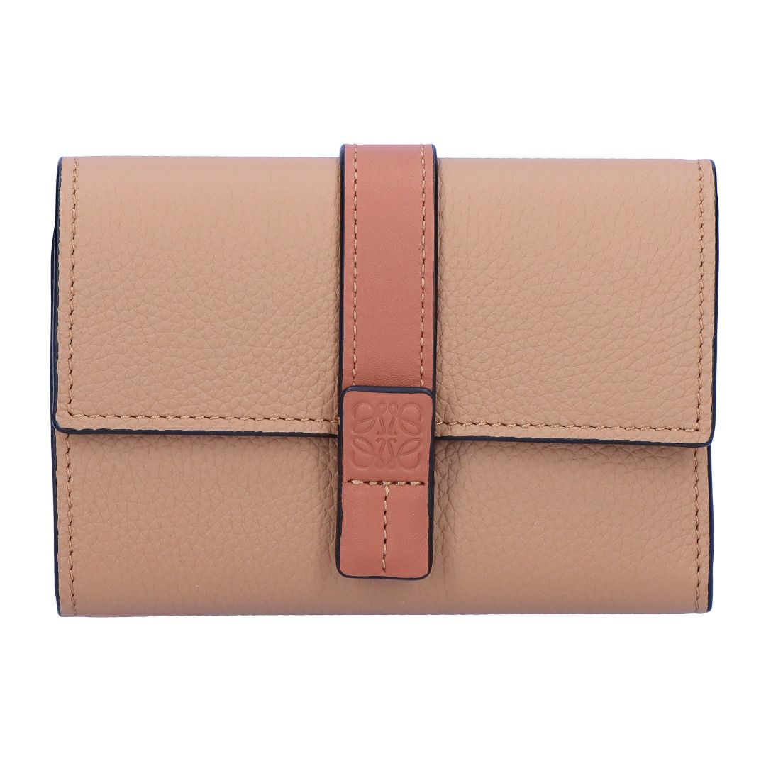 ロエベ LOEWE 折財布 3つ折り財布 スモールヴァーティカルウォレット C660S86X04 0608 TOFFEE/TAN 【お取り寄せ】