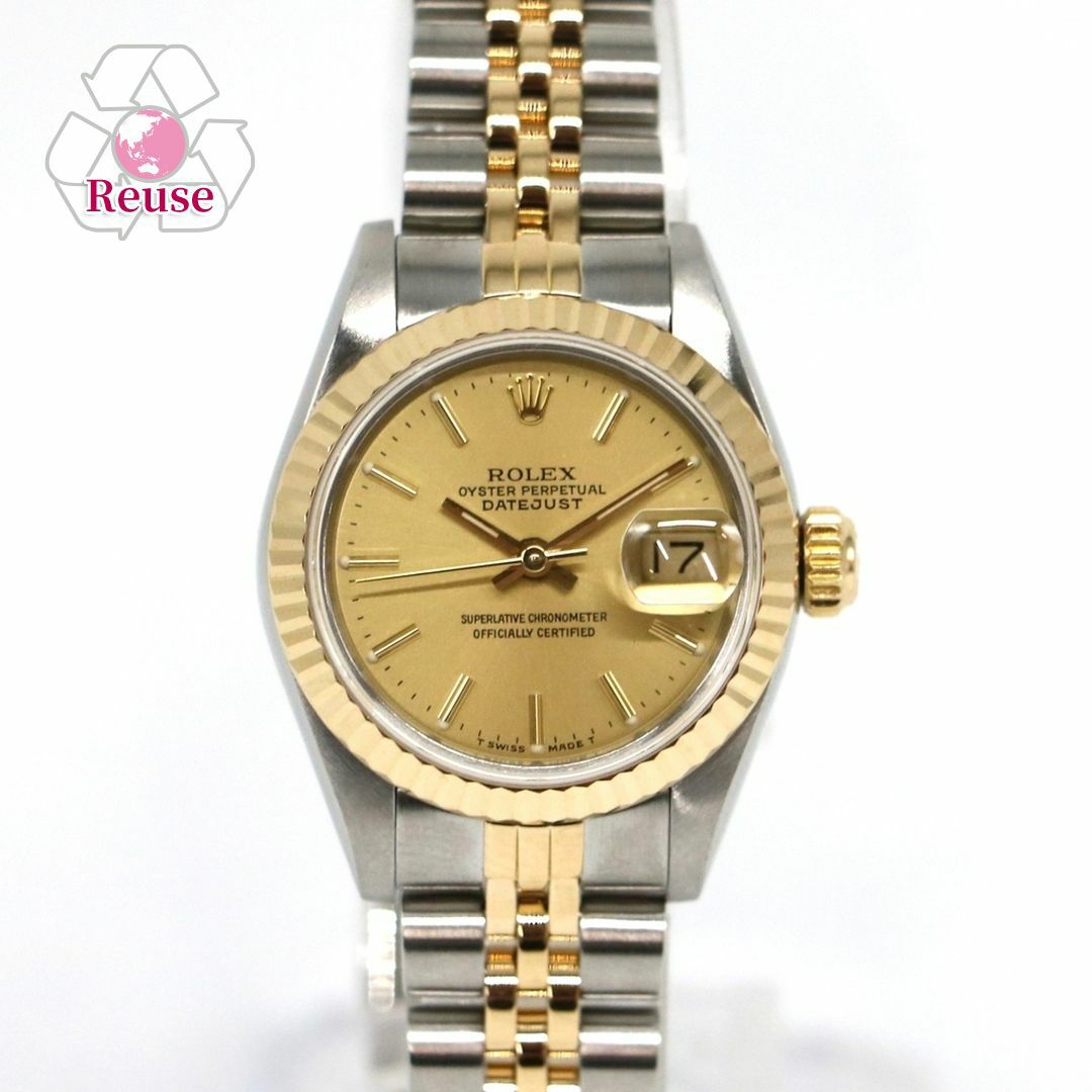 【リユース品】 ロレックス ROLEX 腕時計 レディースウォッチ デイトジャスト 69173 ゴールド 【お取り寄せ】
