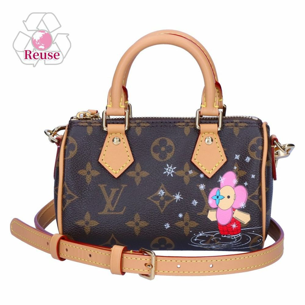 【リユース品】 ルイヴィトン LOUIS VUITTON バッグ 2WAYバッグ ナノ スピーディ ヴィヴィエンヌ M82624 ブラウン 【お取り寄せ】