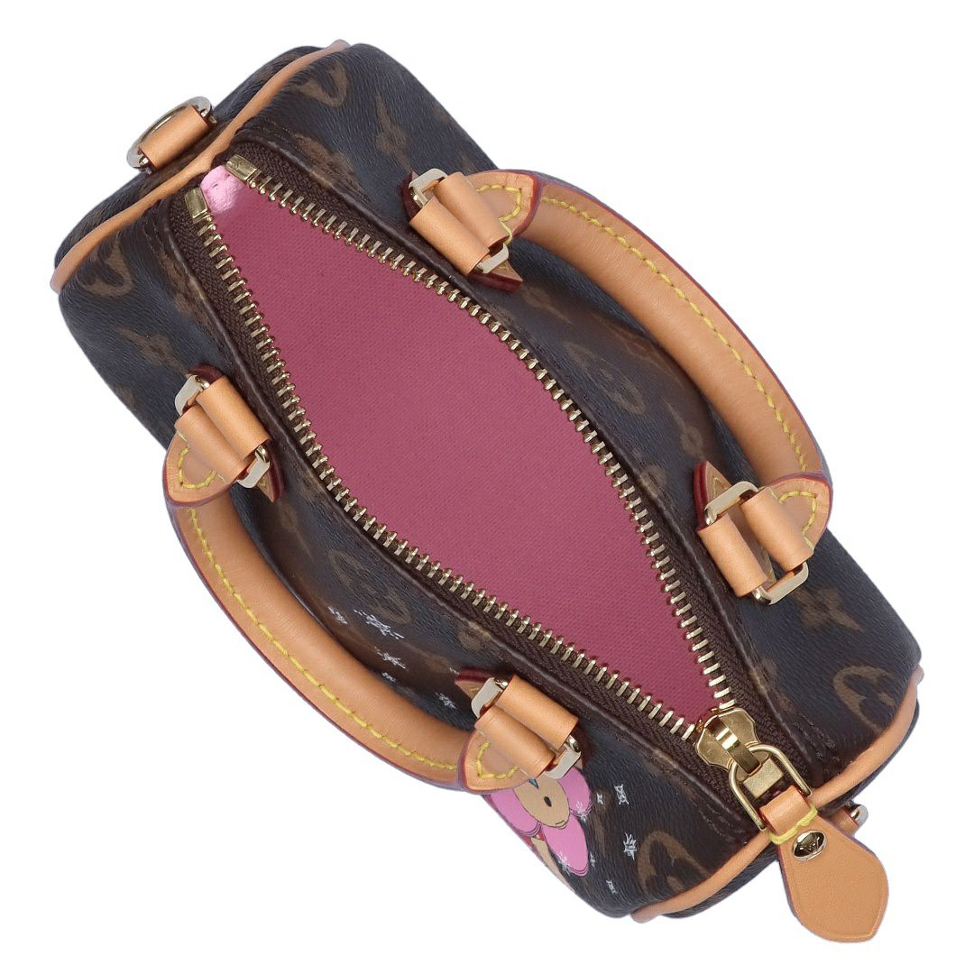 【リユース品】 ルイヴィトン LOUIS VUITTON バッグ 2WAYバッグ ナノ スピーディ ヴィヴィエンヌ M82624 ブラウン 【お取り寄せ】