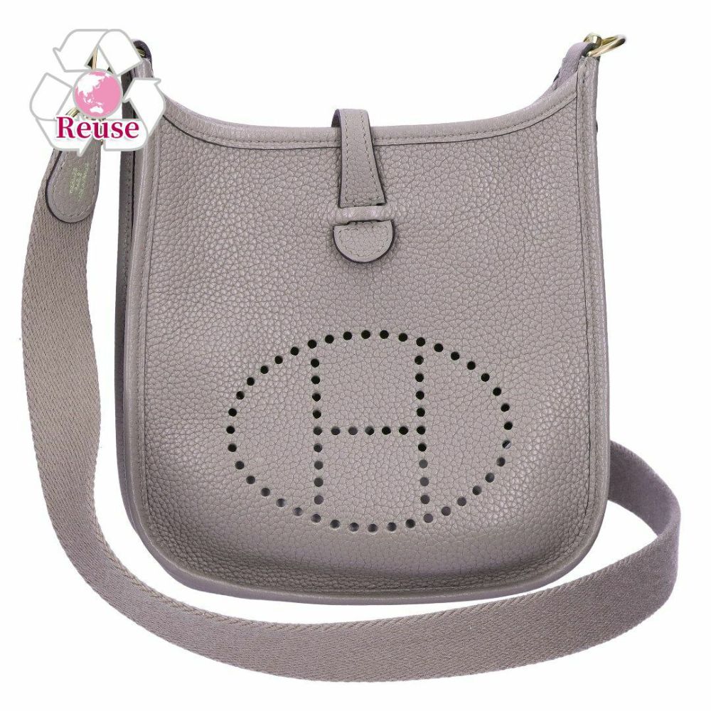 【リユース品】 エルメス HERMES バッグ ショルダーバッグ エヴリンTPM グレー 【お取り寄せ】