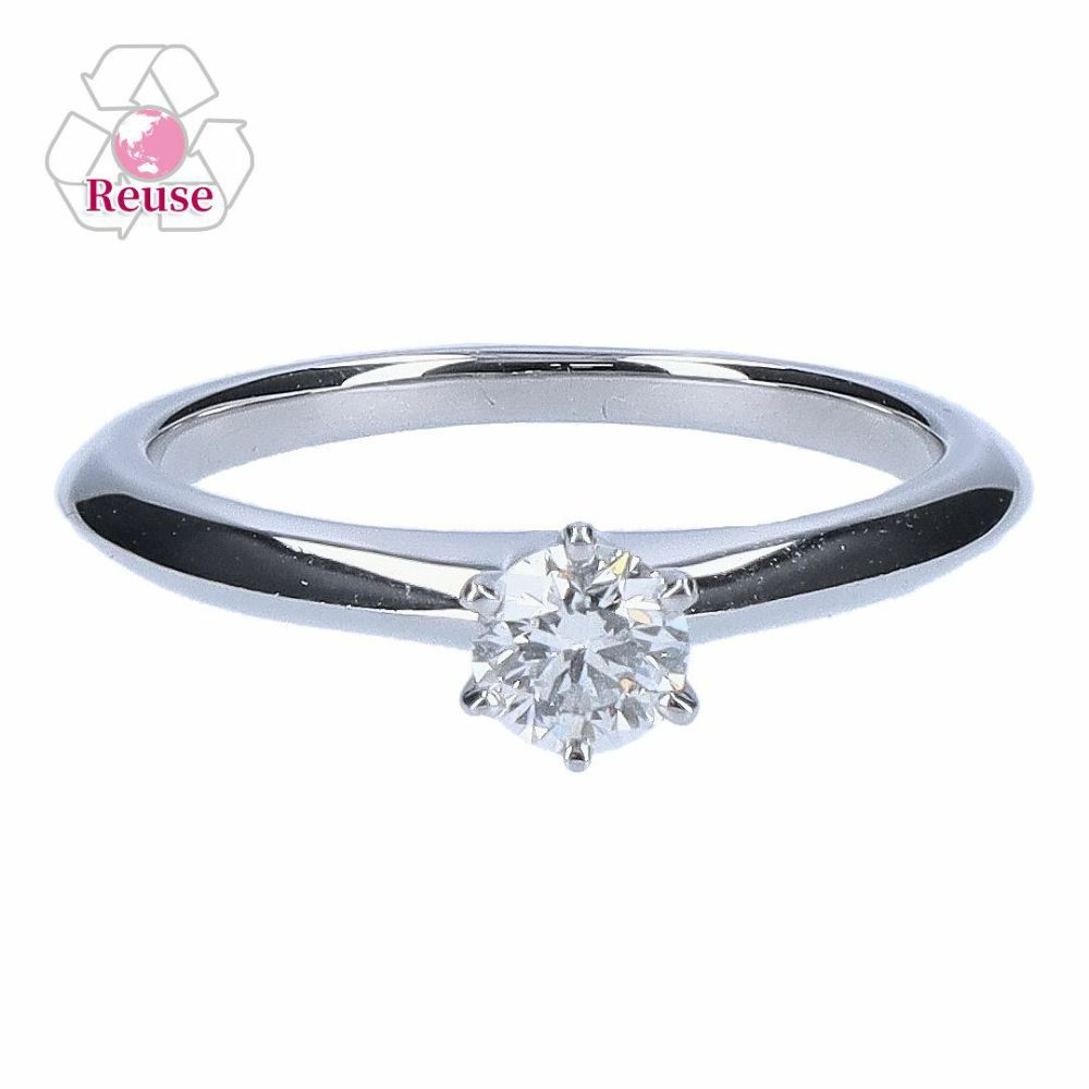 【リユース品】 ティファニー TIFFANY アクセサリー リング Pt950ダイヤリング シルバー 【お取り寄せ】