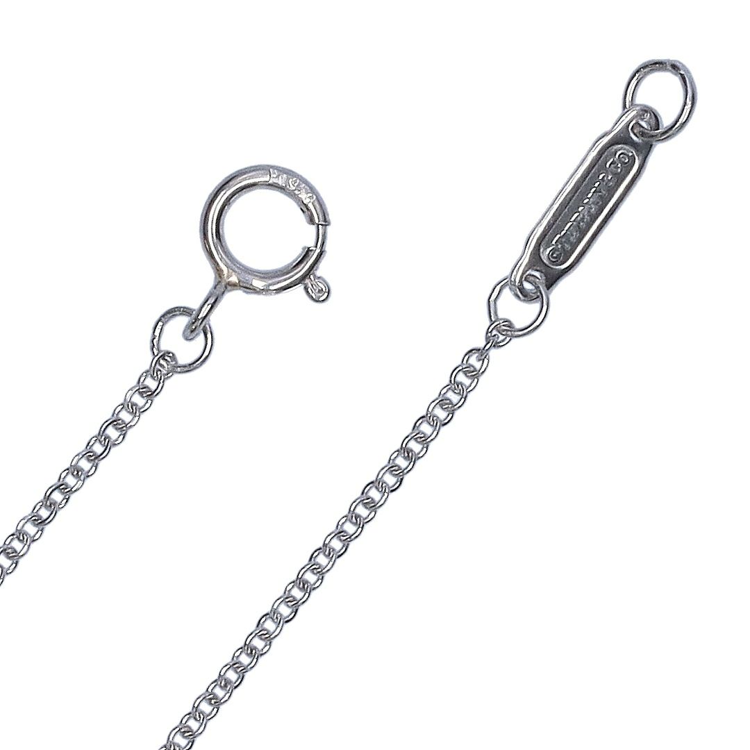 【リユース品】 ティファニー TIFFANY アクセサリー ネックレス ソリティア ダイヤモンド ネックレス シルバー 【お取り寄せ】