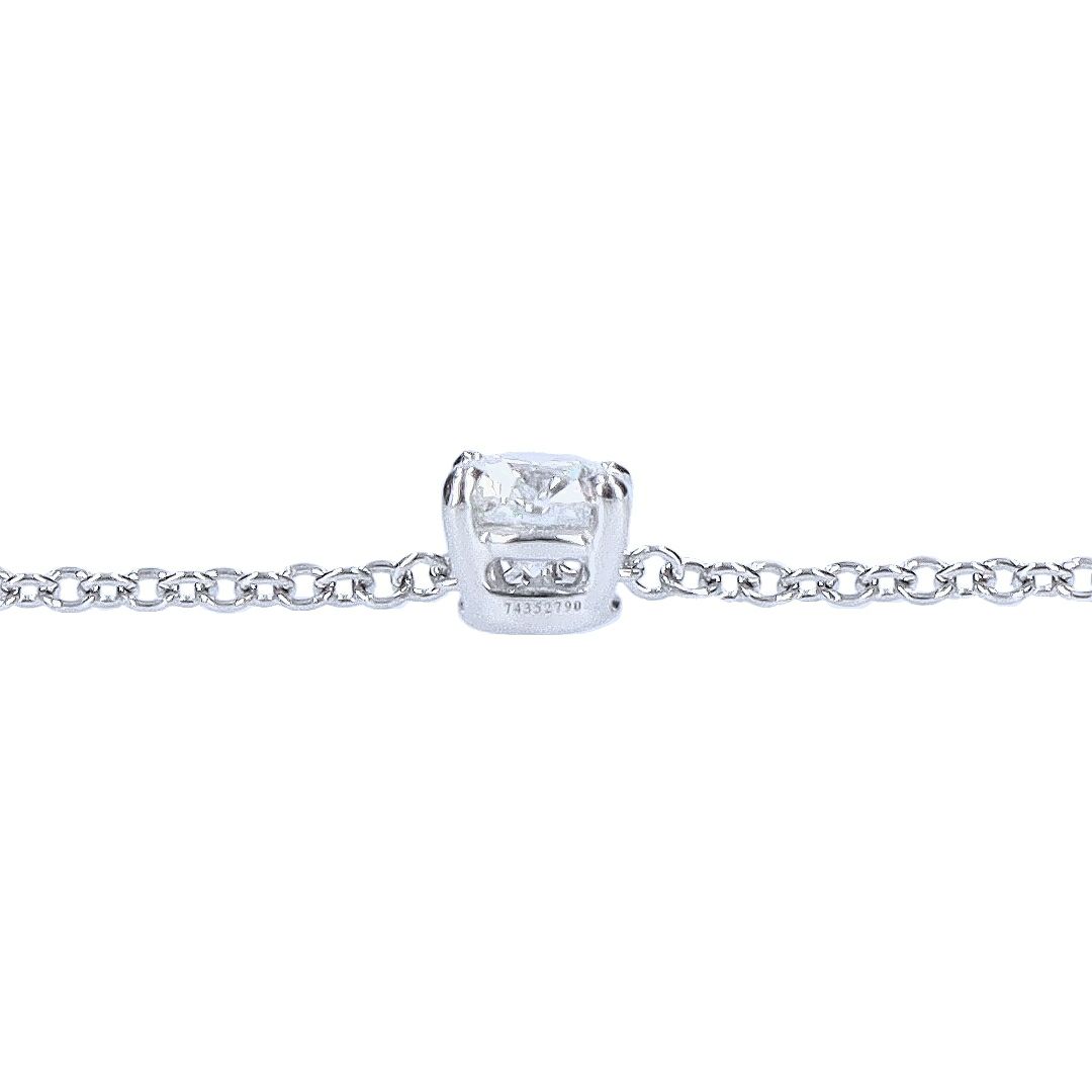 【リユース品】 ティファニー TIFFANY アクセサリー ネックレス ソリティア ダイヤモンド ネックレス シルバー 【お取り寄せ】