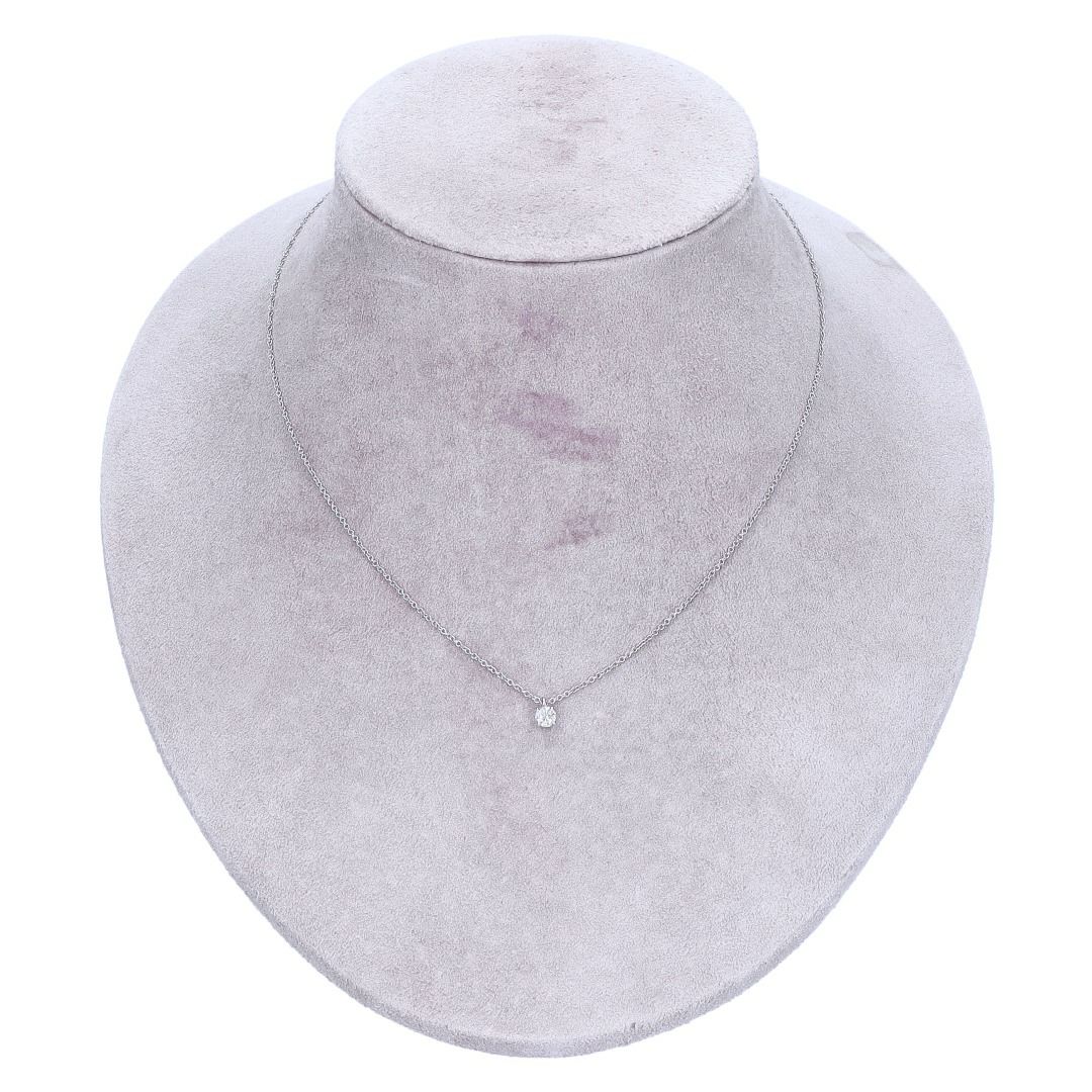 【リユース品】 ティファニー TIFFANY アクセサリー ネックレス ソリティア ダイヤモンド ネックレス シルバー 【お取り寄せ】