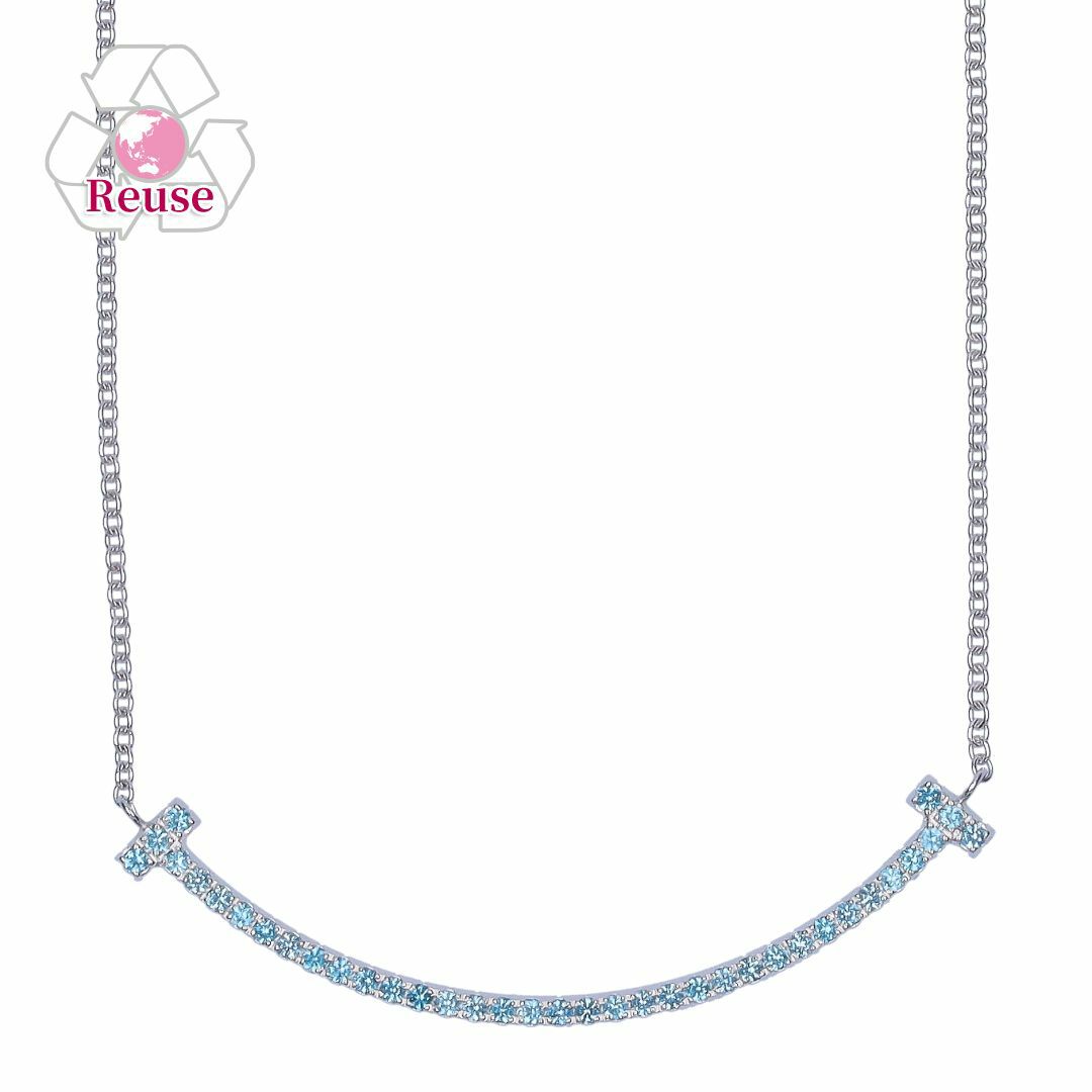 【リユース品】 ティファニー TIFFANY アクセサリー ネックレス Tスマイルネックレス シルバー 【お取り寄せ】
