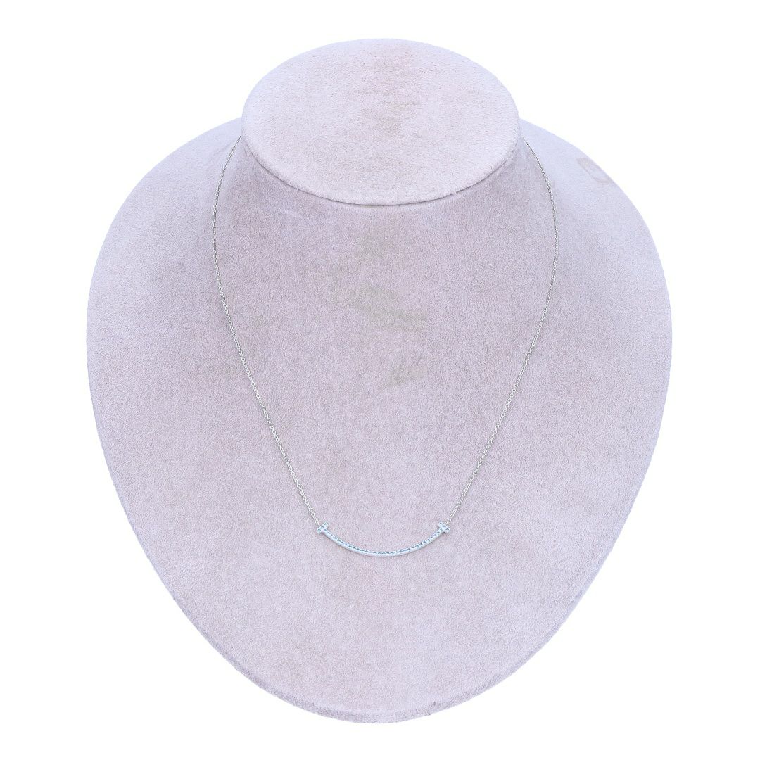 【リユース品】 ティファニー TIFFANY アクセサリー ネックレス Tスマイルネックレス シルバー 【お取り寄せ】