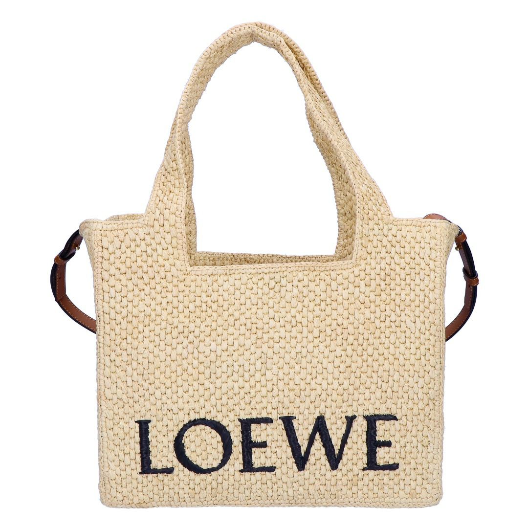 ロエベ LOEWE かごバッグ 2WAYバッグ A685B61X05 2123 NATURAL ロエベフォント トート ミディアム 【お取り寄せ】