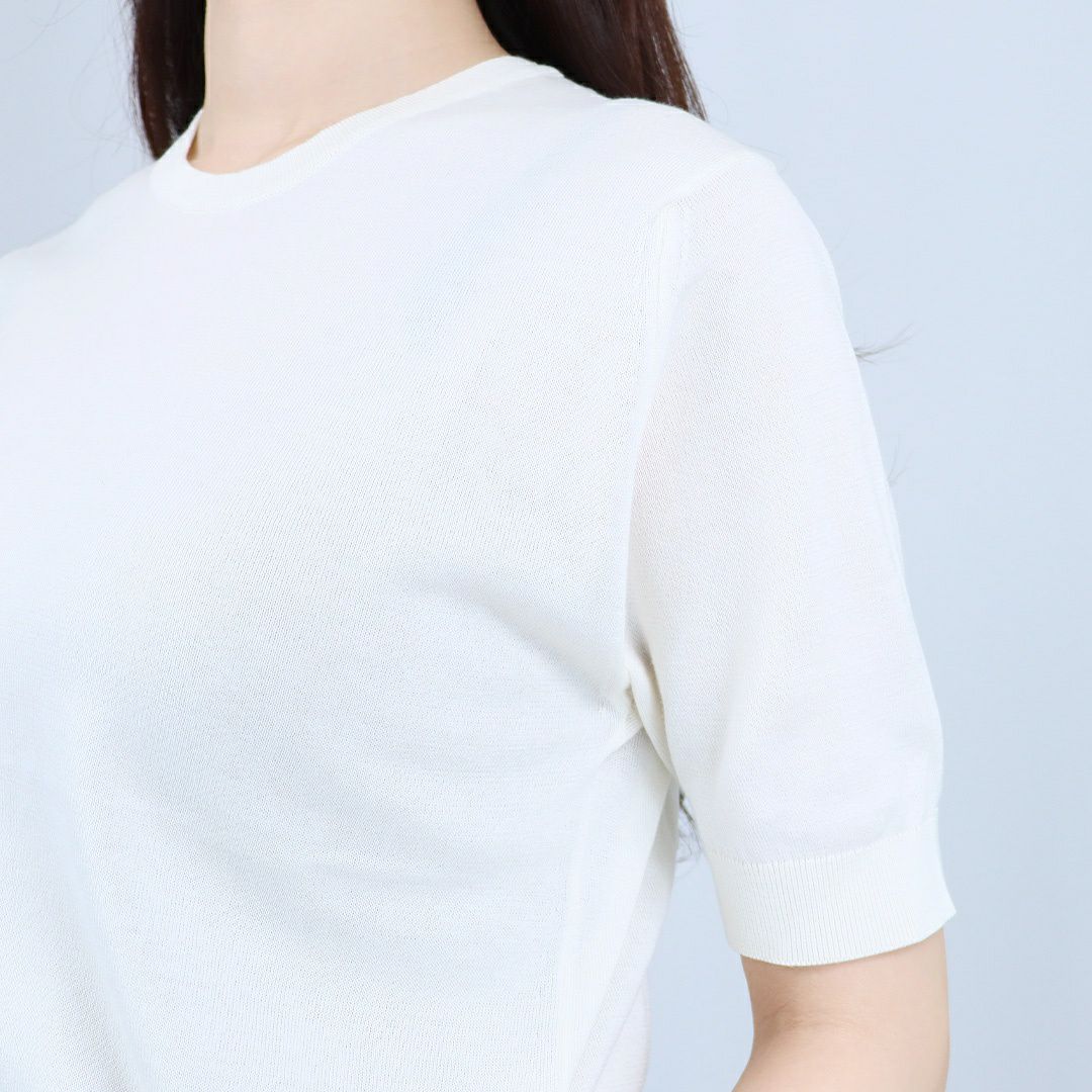 ジョンスメドレー JOHN SMEDLEY レディース 半袖ニット NELL SWETER RN SS シーアイランドコットン MODERN FIT 30G 30ゲージ