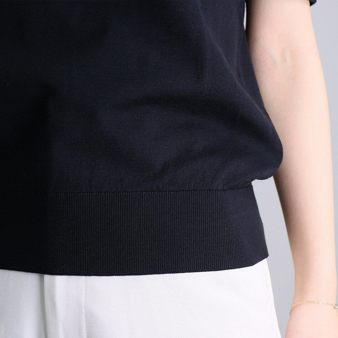 ジョンスメドレー JOHN SMEDLEY レディース 半袖ニット NELL SWETER RN SS シーアイランドコットン MODERN FIT 30G 30ゲージ