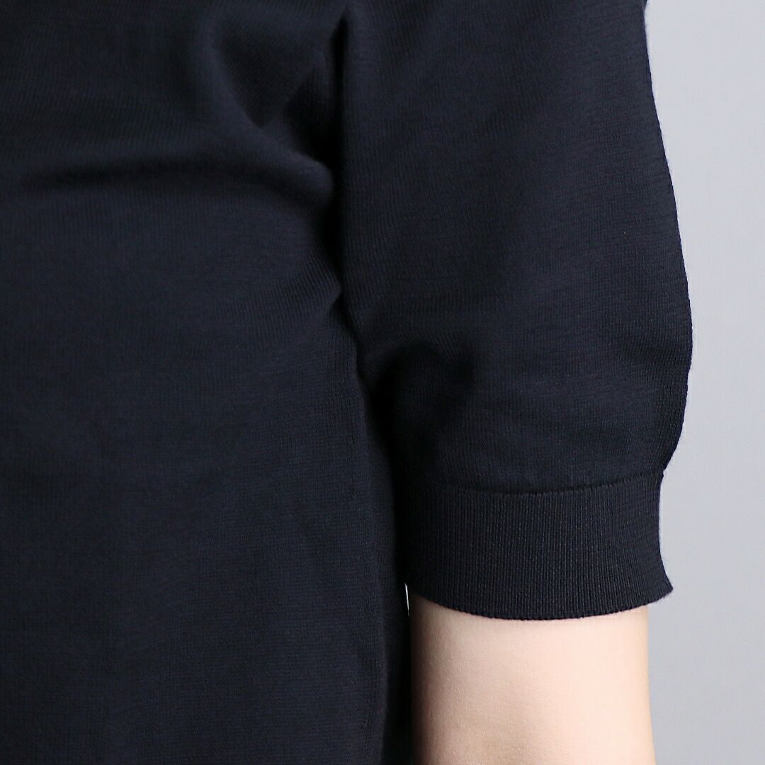 ジョンスメドレー JOHN SMEDLEY レディース 半袖ニット NELL SWETER RN SS シーアイランドコットン MODERN FIT 30G 30ゲージ