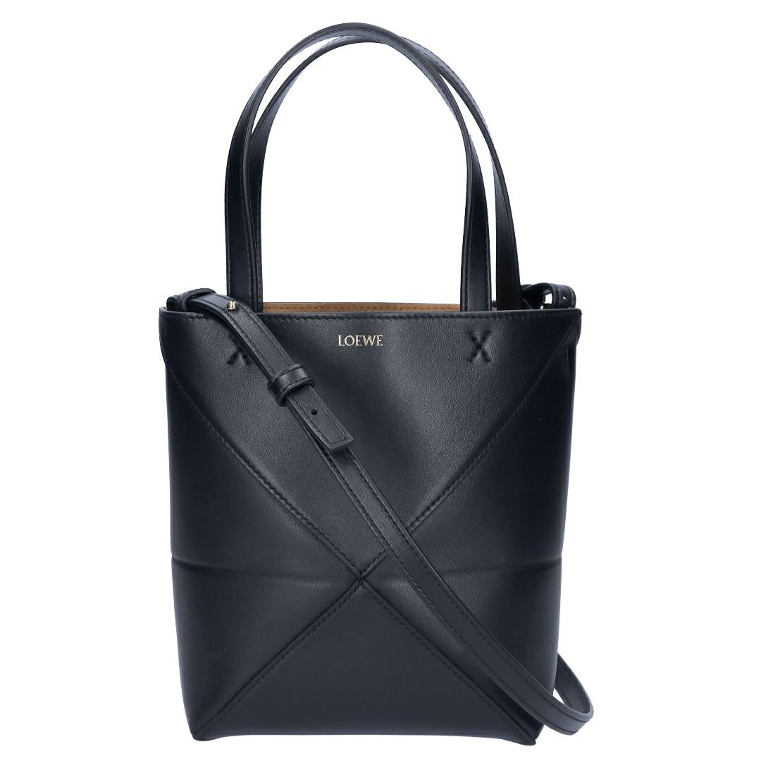 ロエベ LOEWE 2WAYバッグ パズルフォルド ミニ A657V25X01 1100 BLACK  【お取り寄せ】