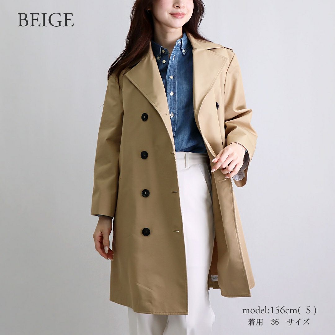 マックスマーラウィークエンド MAXMARA WEEKEND レディース トレンチコート スプリングコート ELODIA エロディア 5021031 009 BEIGE