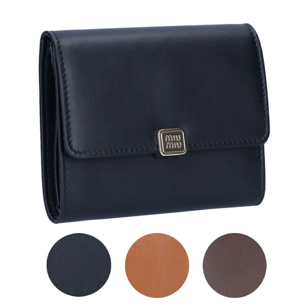 ミュウミュウ MIUMIU 折財布 5MH040 2CVX 【お取り寄せ】