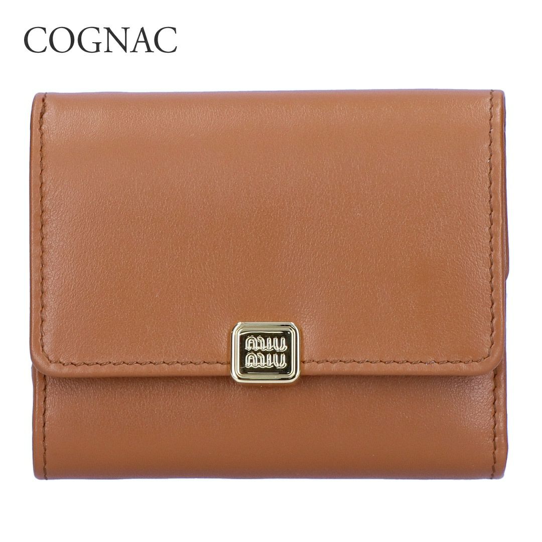ミュウミュウ MIUMIU 折財布 三つ折り財布 5MH043 2CVX 【お取り寄せ】