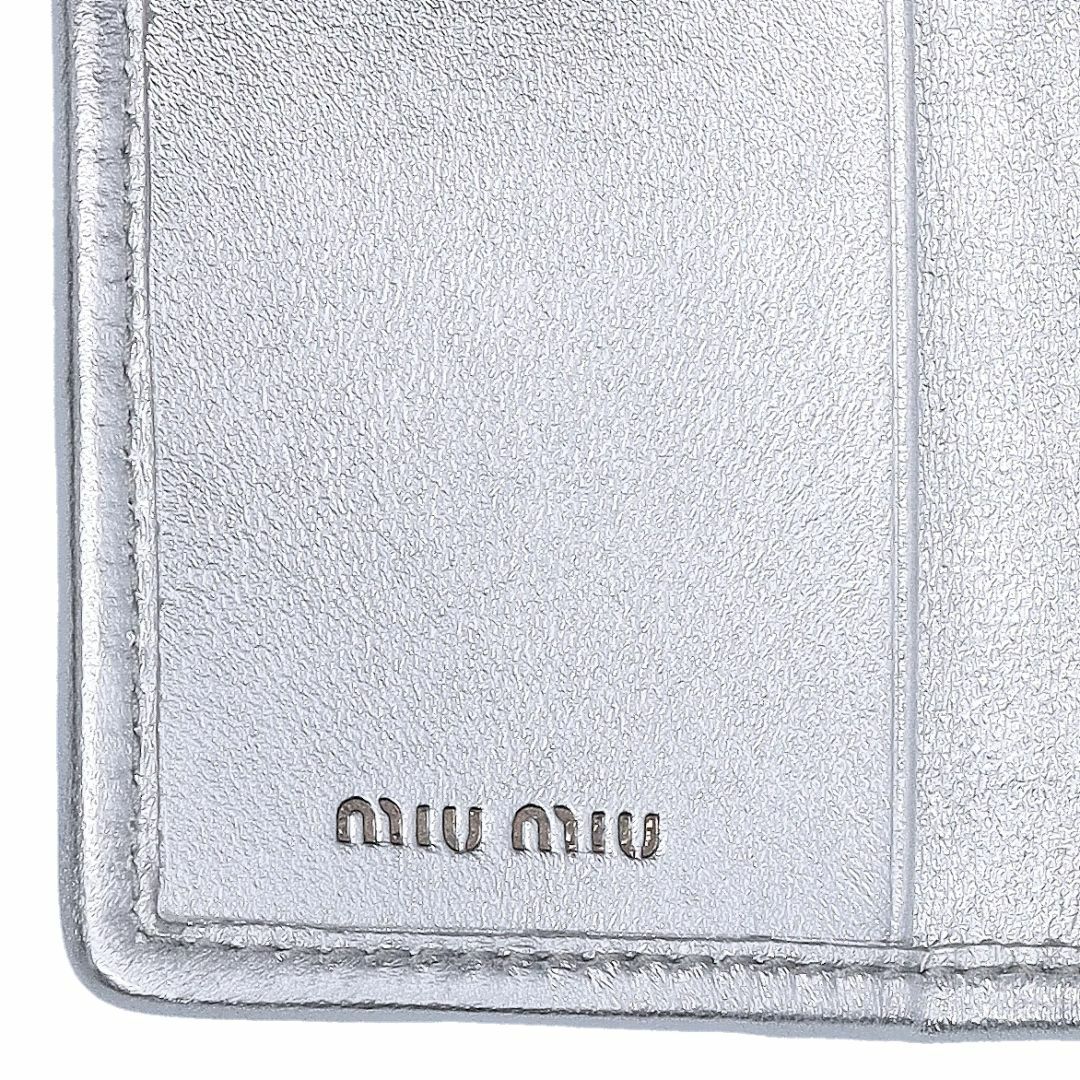 ミュウミュウ MIUMIU キーケース MATELASSE マテラッセ マトラッセ 5PG004 AFPP F0118 ARGENTO 【お取り寄せ】