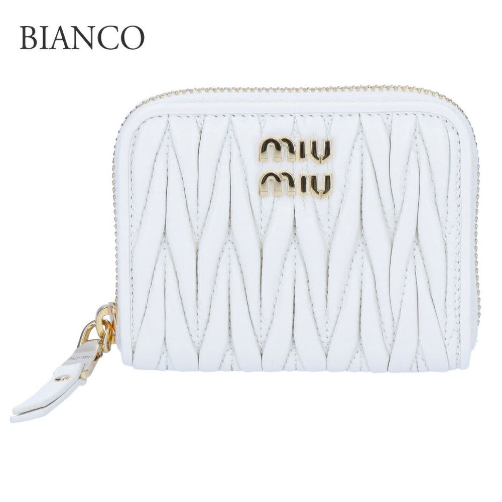 ミュウミュウ MIUMIU 財布 コインケース 小銭入れ MATELASSE マテラッセ マトラッセ 5MM268 AFPP 【お取り寄せ】