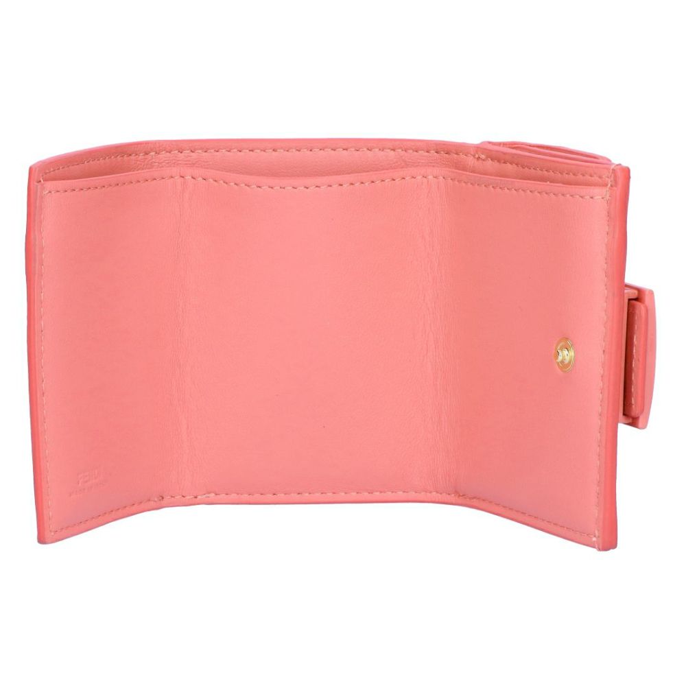 フェンディ FENDI 折財布 三つ折り財布 BAGUETTE バゲット 8M0395 AQES F1PJ7 ROSA FFモチーフ マイクロ 【お取り寄せ】