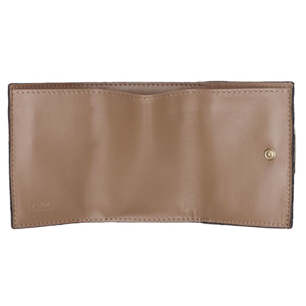 フェンディ FENDI 折財布 三つ折り財布 BAGUETTE バゲット 8M0395 A98P F0A6E TABACCO+MORO+O.SOFT FFモチーフ マイクロ 【お取り寄せ】