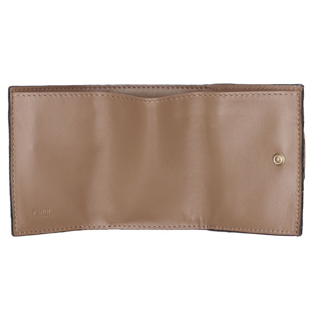 フェンディ FENDI 折財布 三つ折り財布 BAGUETTE バゲット 8M0395 A98P F0A6E TABACCO+MORO+O.SOFT FFモチーフ マイクロ 【お取り寄せ】
